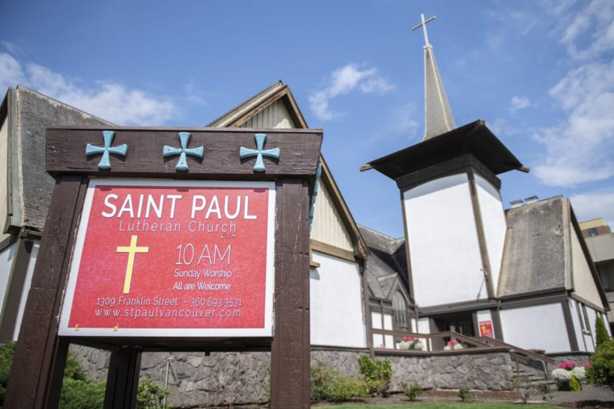 St. Paul Lutheran Church in downtown Vancouver is temporarily housing 30 men from nearby Share House after water damage from a fire shuttered the men’s shelter.