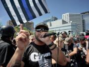 Joey Gibson, leader of Patriot Prayer.