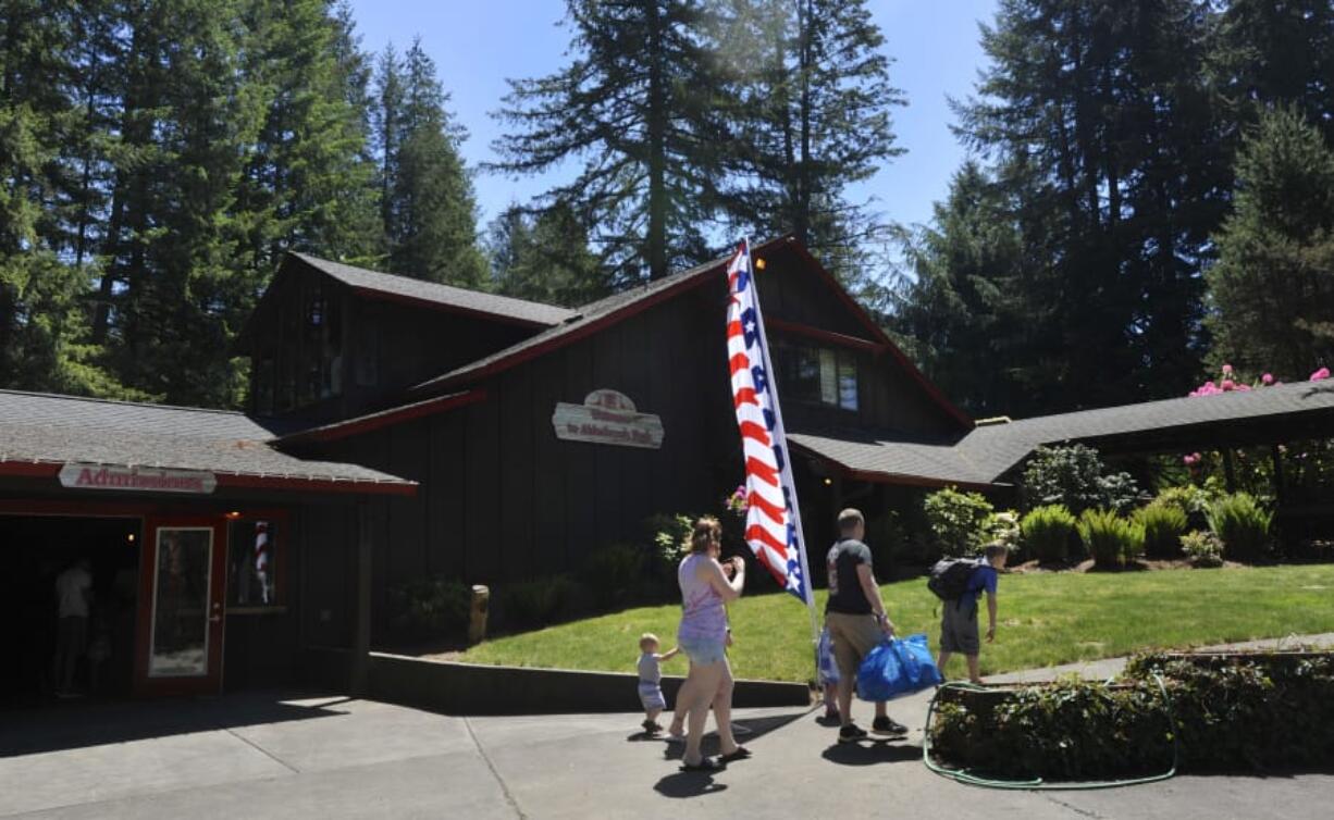 Families with children, local recreation programs, Boys & Girls Clubs and child-care facilities keep Alderbrook Park hopping on its “public days.” The Columbian files