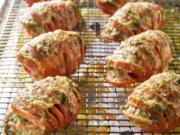 Hasselback Tomatoes from “New Essentials.” Joe Keller/America’s Test Kitchen