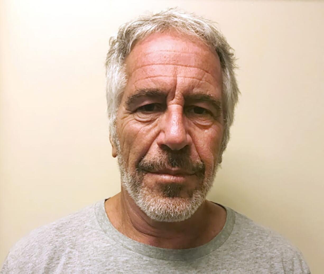 FILE - This March 28, 2017, file photo, provided by the New York State Sex Offender Registry shows Jeffrey Epstein. Up to 30 women were expected to take a judge up on his invitation to speak at a hearing, Tuesday, Aug. 27, 2019, after financier Epstein killed himself rather than face sex trafficking charges.