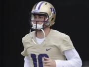 Washington quarterback Jacob Eason gets the start against Eastern Washington. (AP Photo/Ted S.