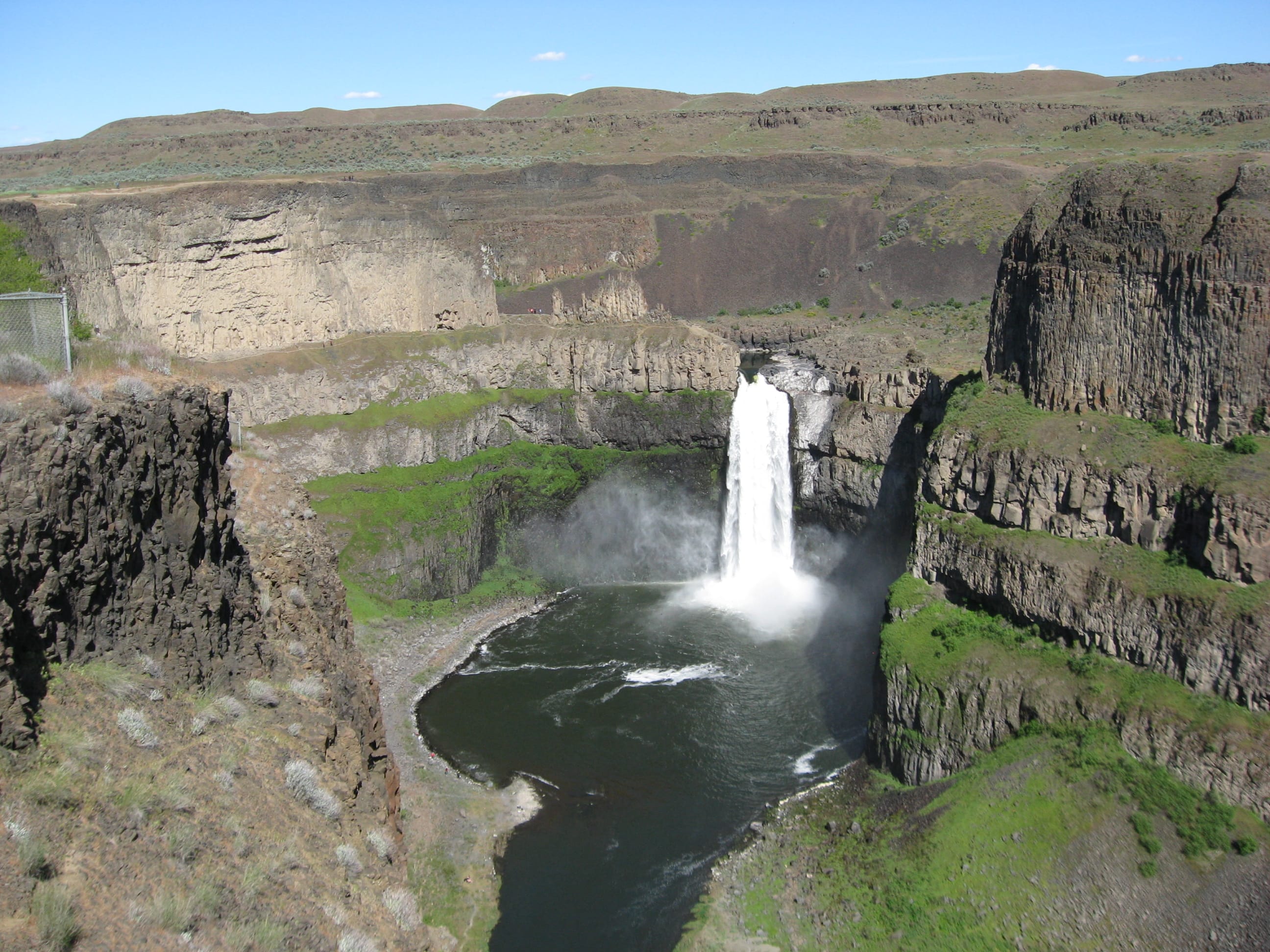 A very beautiful day in 2015 at Palouse Falls in eastern Washington.