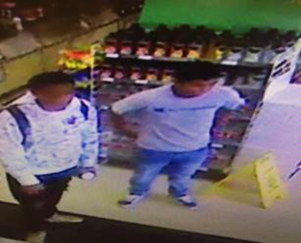 Police believe two men took part in two convenience store robberies this month in east Vancouver (Vancouver Police Department).