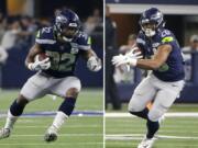 Despite rushing for more than a 1,100 yards last season there’s a good chance Chris Carson finds himself sharing the workload in Seattle’s backfield with Rashaad Penny.