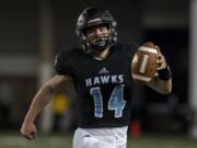 Hockinson senior quarterback Levi Crum threw for 4,300 yards and 56 touchdowns last season.