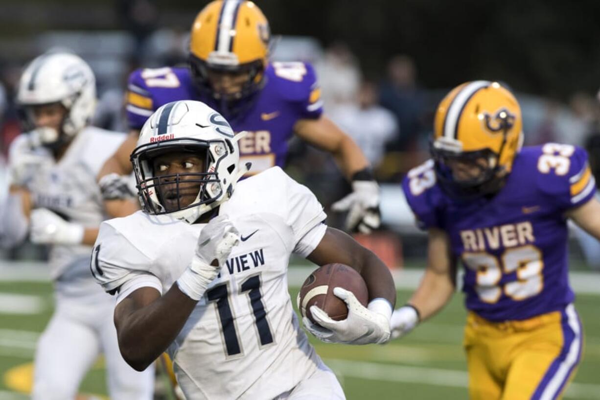 At starter since 2017, Skyview’s Jalynnee McGee (11) is the most experienced player for the Storm.