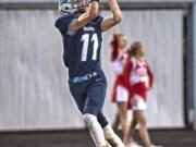 At 6-foot-5, Mark Morris receiver Jack Shipley is an inviting target. He caught 23 passes and five touchdowns last season.