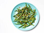 Frenchie dressing is perfect on fresh green beans.