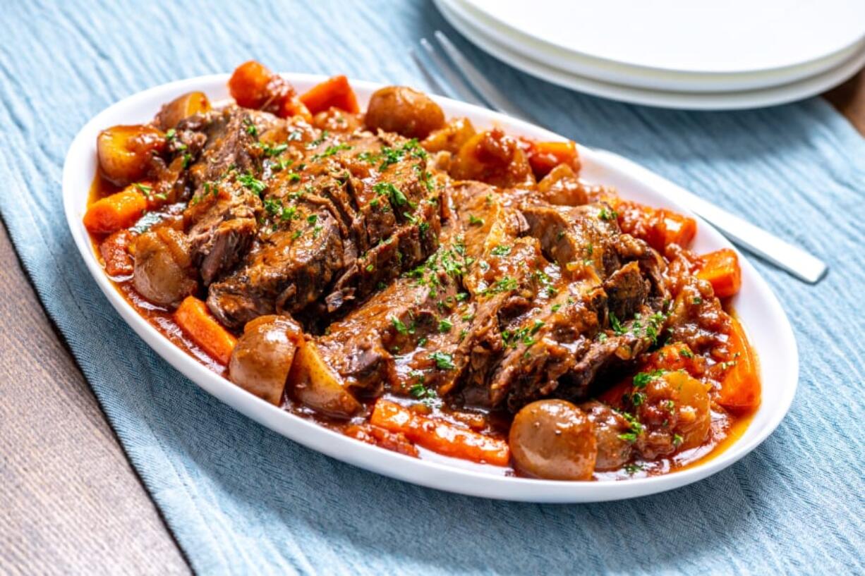 Wine-Braised Pot Roast.