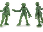 Prototypes and sketches of a toy Army woman from BMC Toys.