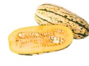 Delicata squash is also known as a peanut, bohemian or sweet potato squash.