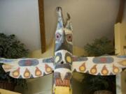 Woodland resident Bob Nelson now owns one of the totem poles that used to be in the old Totem Pole Restaurant.