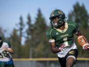 Despite prodding from friends at other schools, senior standout Zyell Griffin says he never considered leaving Evergreen for another high school.