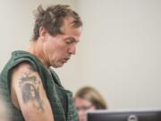 Steven W. Hayes makes his first appearance in Clark County Superior Court on Monday morning, Sept. 23, 2019.