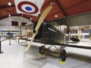 A A 1918 Curtiss JN-4 "Jenny" airplane that was dedicated as part of the exhibit at Pearson Air Museum on Saturday. Its paint scheme replicates an airplane that flew from Pearson Field in the early 1920s as part of the U.S. Army Air Reserve's 321st Observation Squadron.