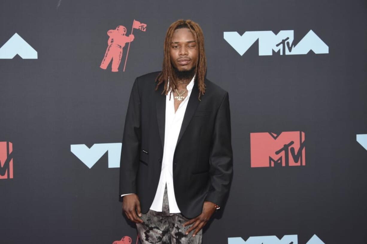 Fetty Wap arrives at the MTV Video Music Awards at the Prudential Center on Monday, Aug. 26, 2019, in Newark, N.J.