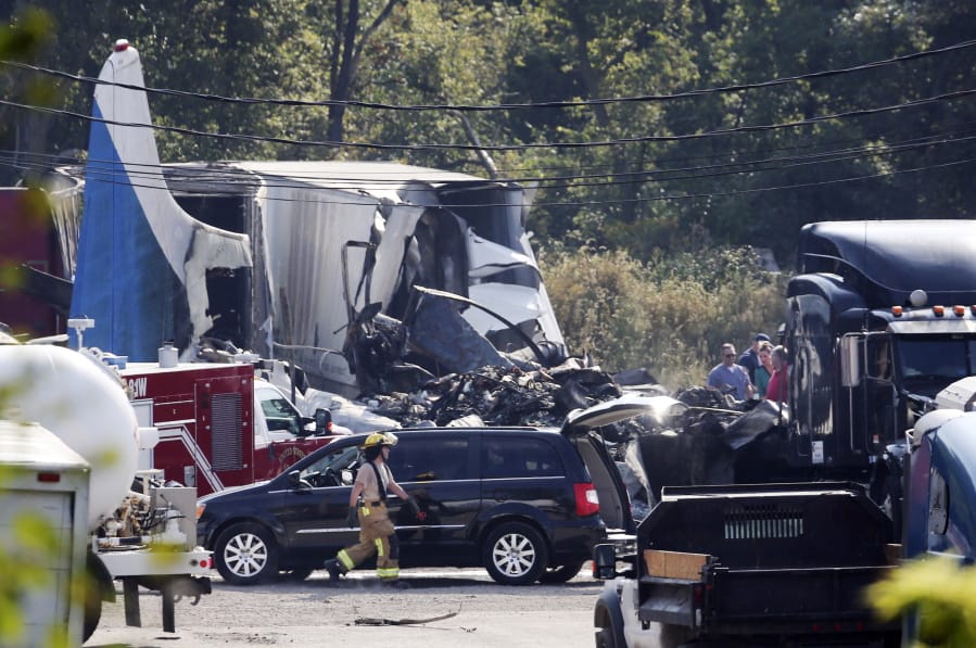 Cargo plane crashes in fiery wreck that kills 2 aboard The Columbian