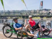 Recumbent Trikes offer a wonderful way to enjoy the Portland Waterfront at any age