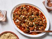 Algerian-Style Meatballs With Chickpeas.