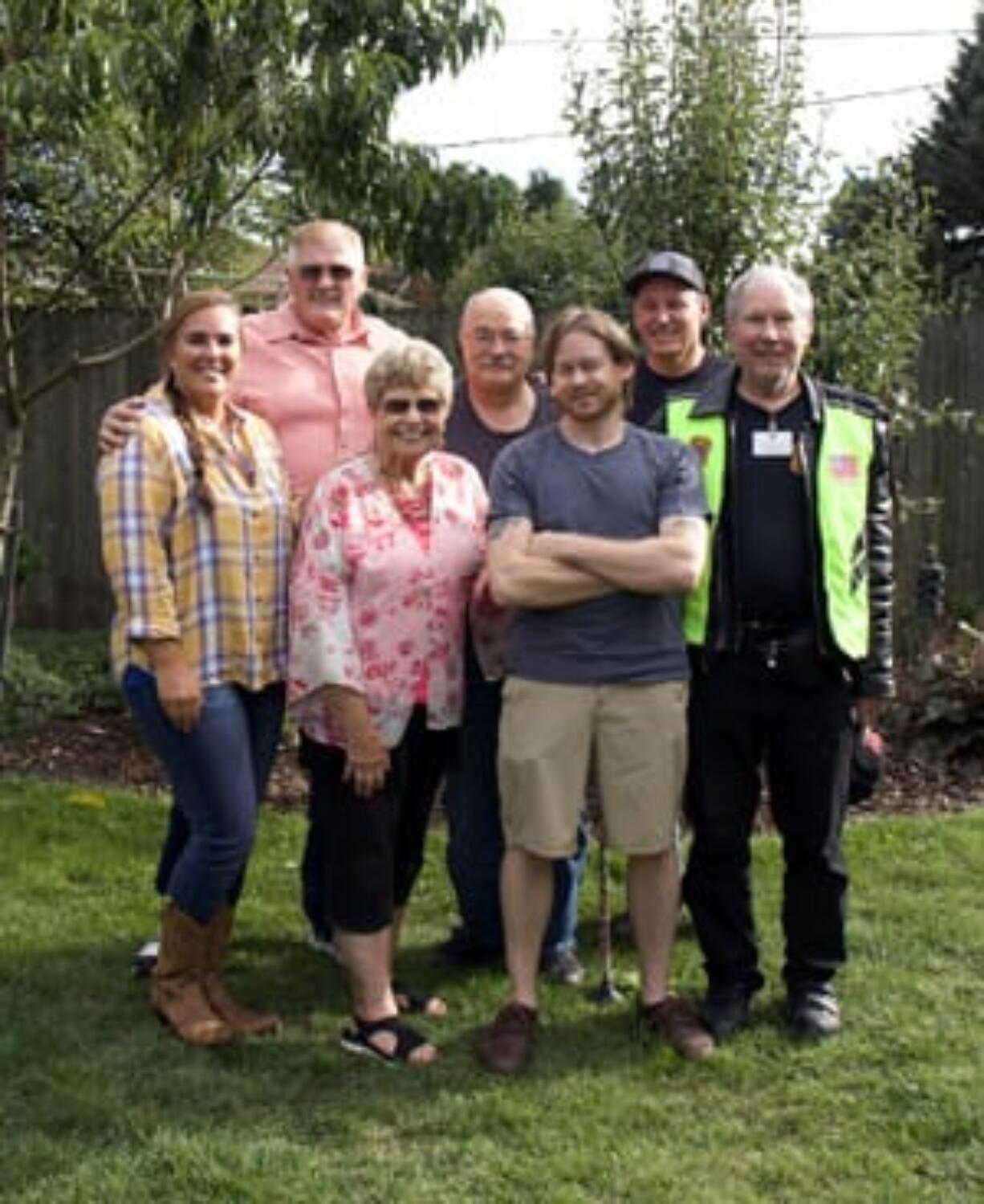 Yacolt: Volunteers from Unchained Prison Ministries, from left: Sarah Oancea, Ron Brandon, Donna Schafte-Brandon, Bob Keller, Nick Bruns, Scott Newman and Tad Winiecki.