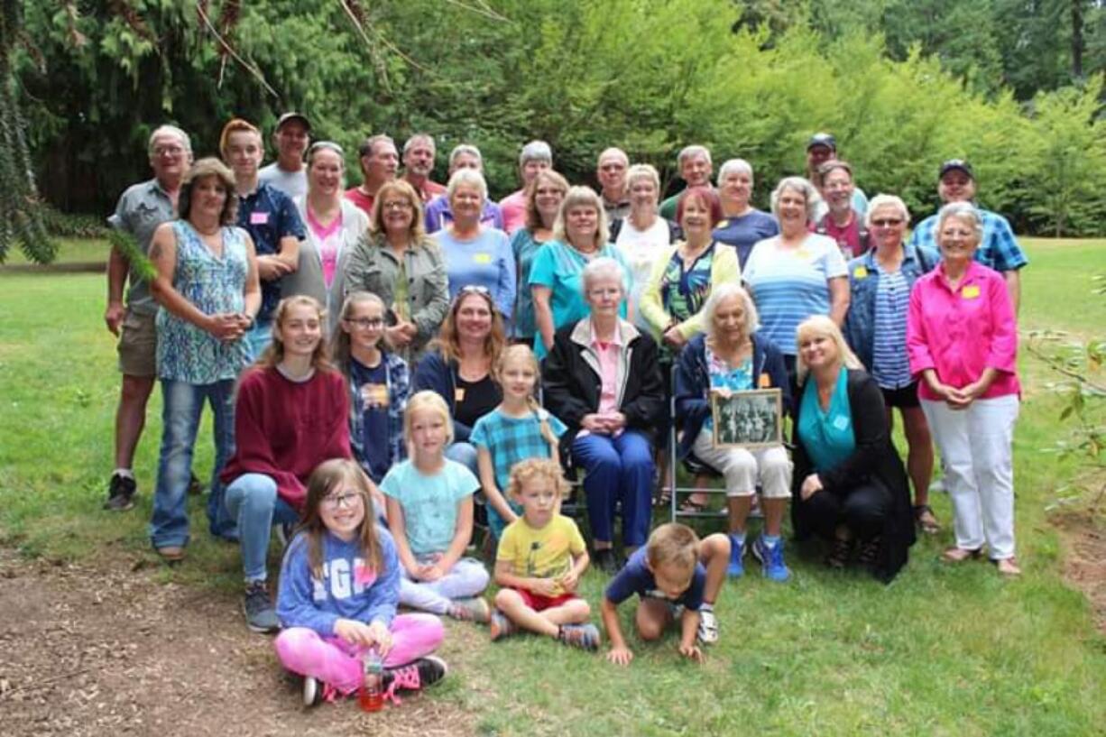 HAZEL DELL: About 80 cousins and other family members showed up to Hazel Dell Park recently for a Yinger family reunion.