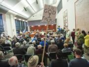 Both pro and con sign advocates back in 2015 would pack the joint over at the county building.