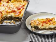 Kale and Mushroom Lasagna.