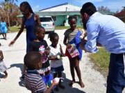 Rabbi Sholom Bluming of Chabad of the Bahamas delivers food, toys and aid Sept. 1 to Freeport in the days after Hurricane Dorian hit the island nation.