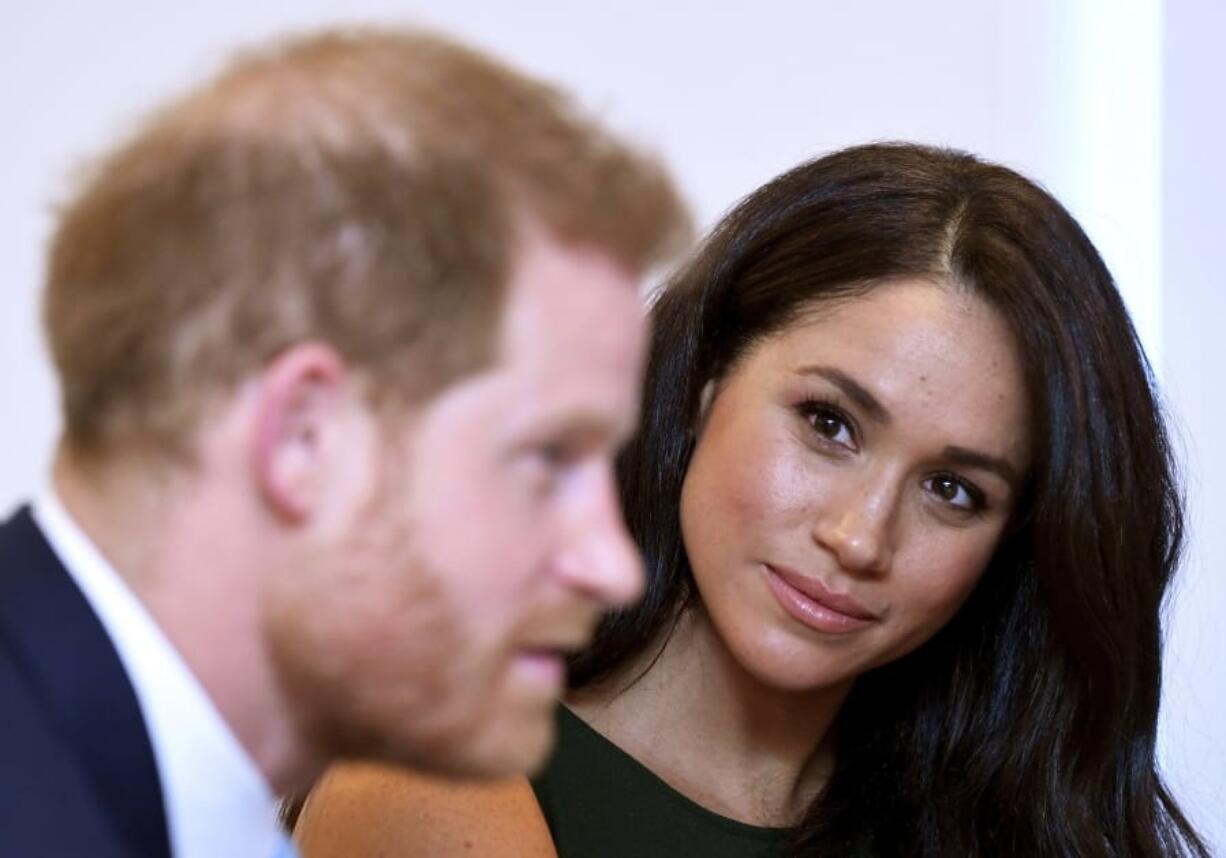 The Duke and Duchess of Sussex attend the annual WellChild Awards on Oct. 15 in London.