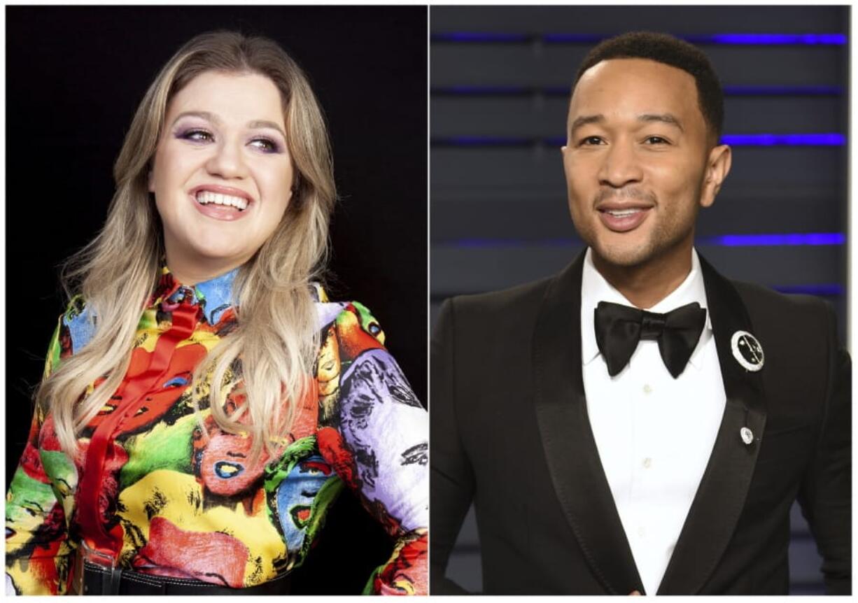 Singer and talk show host Kelly Clarkson and singer John Legend have joined forces on a reimagined version of the oft-criticized Christmas classic &quot;Baby It&#039;s Cold Outside.&quot; (Associated Press)