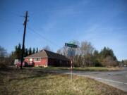 One of four Clark County properties up for auction as part of the receivership of the American Equities mortgage funds, is pictured along N.E. Lewisville Highway in Battle Ground on Nov. 4. The other properties are undeveloped.