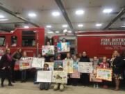 Hazel Dell: Fifteen Vancouver elementary school students participated in the Annual Safety Poster Contest, a National Fire Safety Program, hosted by the Hazel Dell Salmon Creek Business Association.