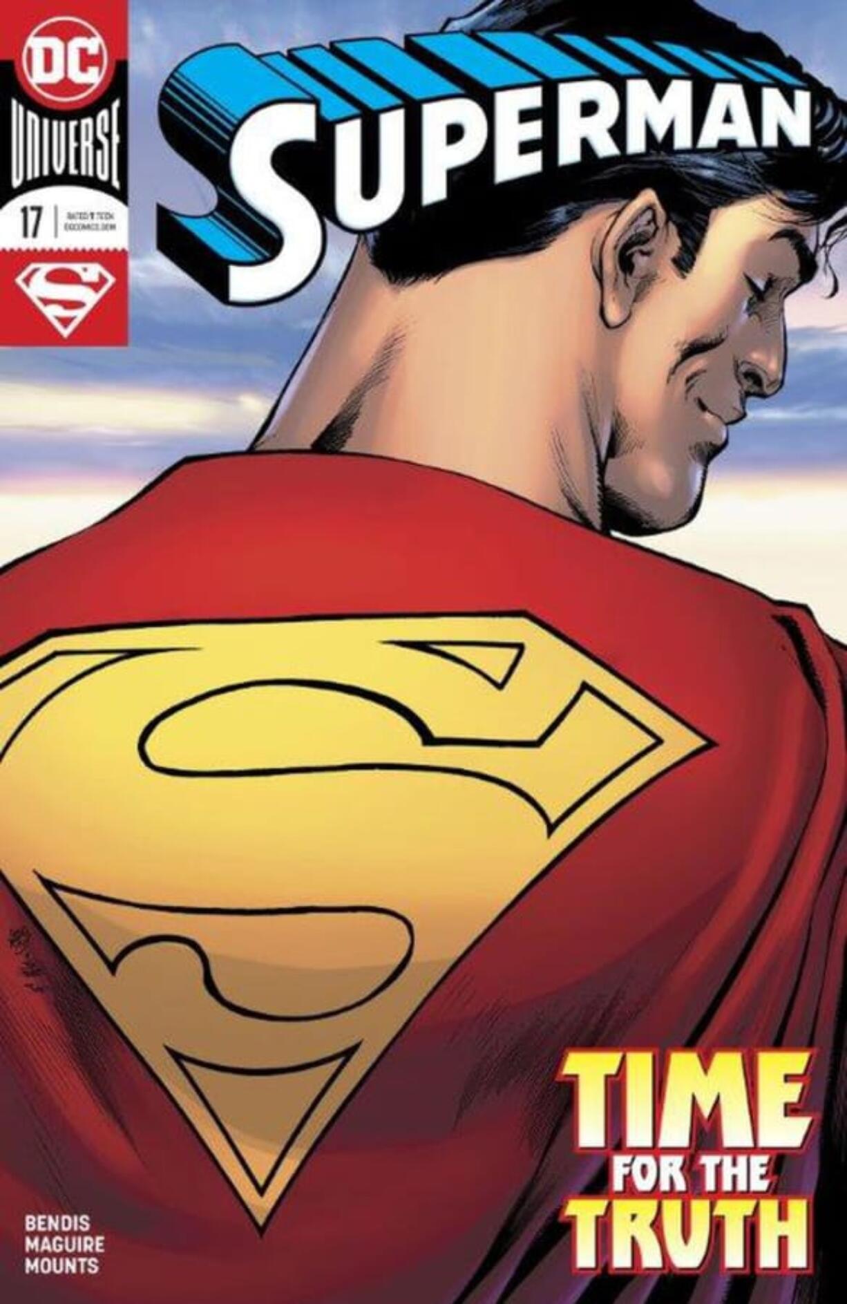 Superman No. 17 cover illustrated by Ivan Reis, Joe Prado and Alex Sinclair.