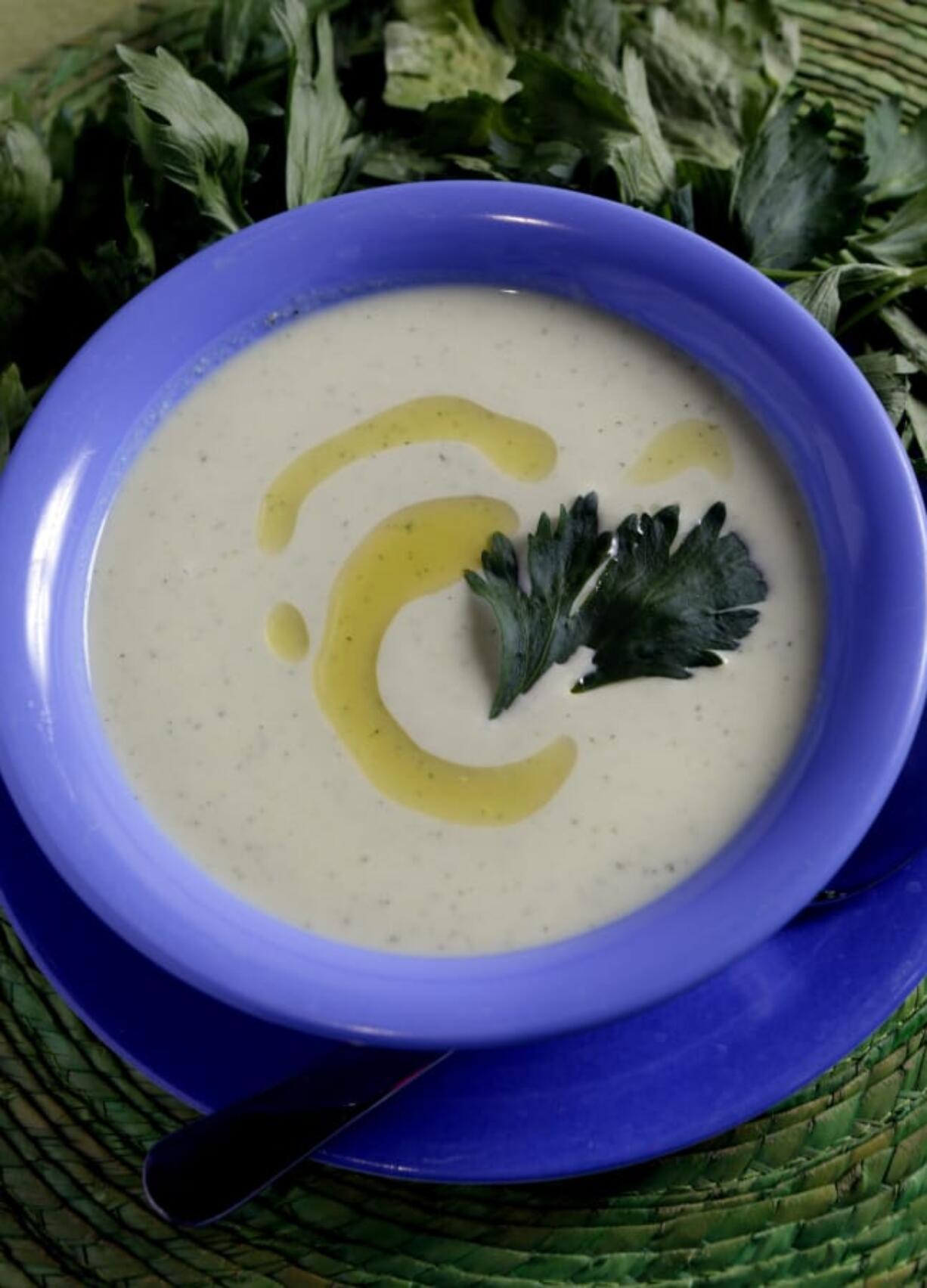 Cream of Celery Soup. (Hillary Levin/St.