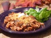 Turkey Skillet Casserole with Tossed Salad (Linda Gassenheimer/TNS)