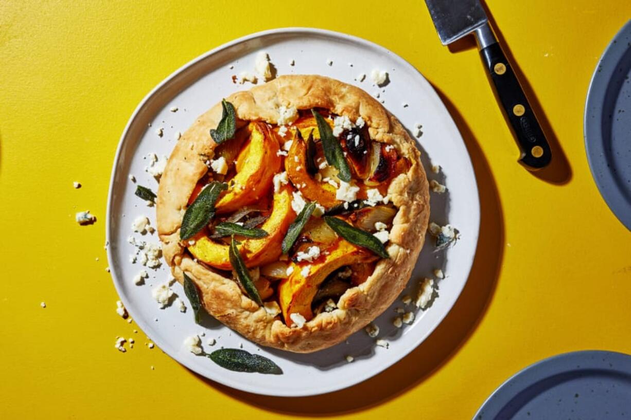 Pumpkin, Walnut and Sage Crostata.