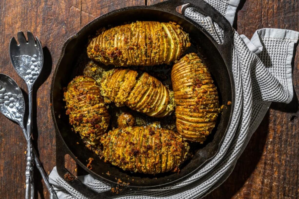 Hasselback Potatoes (Laura Chase de Formigny/The Washington Post)