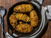 Hasselback Potatoes (Laura Chase de Formigny/The Washington Post)