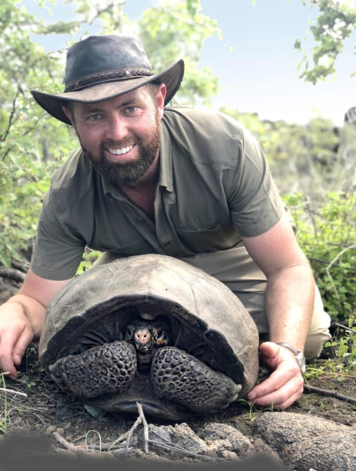 Forrest Galante and the Galapagos tortoise. Galante, a biolost, stars in Animal Planet&#039;s &quot;Extinct or Alive,&quot; where he travels to the most remote parts of the world searching for creatures that are supposed to be extinct, but may not be.