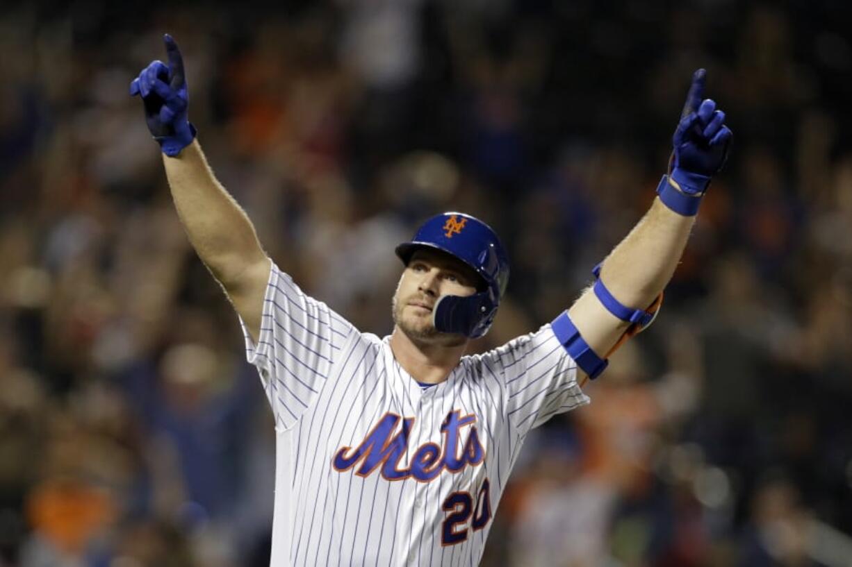 New York Mets&#039; Pete Alonso has been picked as the 2019  top rookie in the National League.