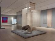 An installation view of the exhibit &quot;Taking a Thread for a Walk,&quot; at The Museum of Modern Art in New York. The new exhibit at the museum explores the often overlooked art of weaving. The exhibit is modestly sized but expansive in scope. It&#039;s one of the first exhibits in the newly revamped and enlarged museum.