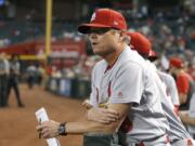 St. Louis Cardinals manager Mike Shildt edged out Craig Counsell of the Milwaukee Brewers to win NL Manager of the Year for 2019. (AP Photo/Ross D.