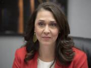 U.S. Rep. Jaime Herrera Beutler speaks to members of The Columbianis editorial board Wednesday morning, Oct. 9, 2019.