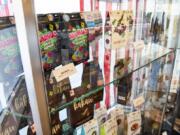 A selection of edibles are pictured at Main Street Marijuana in Vancouver on Dec. 12.