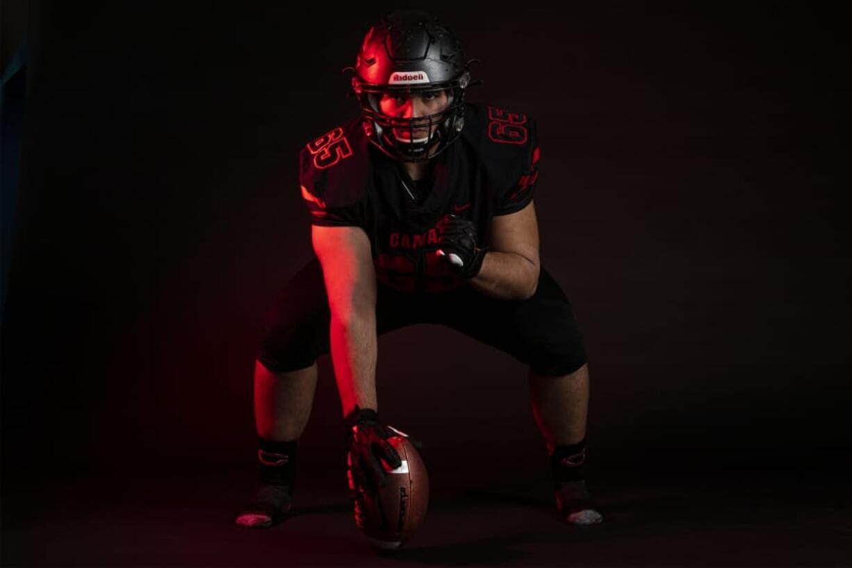 After being selected The Columbian&#039;s All-Region football player of the year, Camas senior Tai Tumanuvao said credit goes to the entire Camas offensive line.