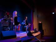 Joined by Portland-based Irish dancers Brittany Ramsey, left, and Marisa Gilman, Molly&#039;s Revenge played a number of original and traditional Celtic songs Sunday at the Old Liberty Theater in Ridgefield.