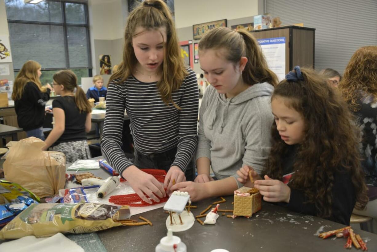 WASHOUGAL: Jemtegaard Middle School art students are being challenged to create the best candy house or candy display.