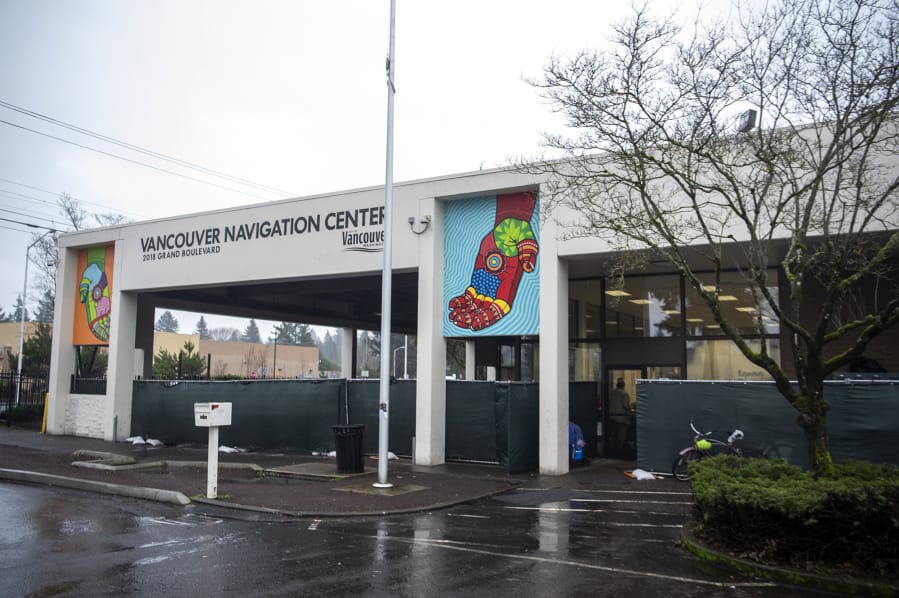 New temporary fencing around the Navigation Center&#039;s patio has restricted the flow of people in and out of the facility, allowing for better control over visitors.