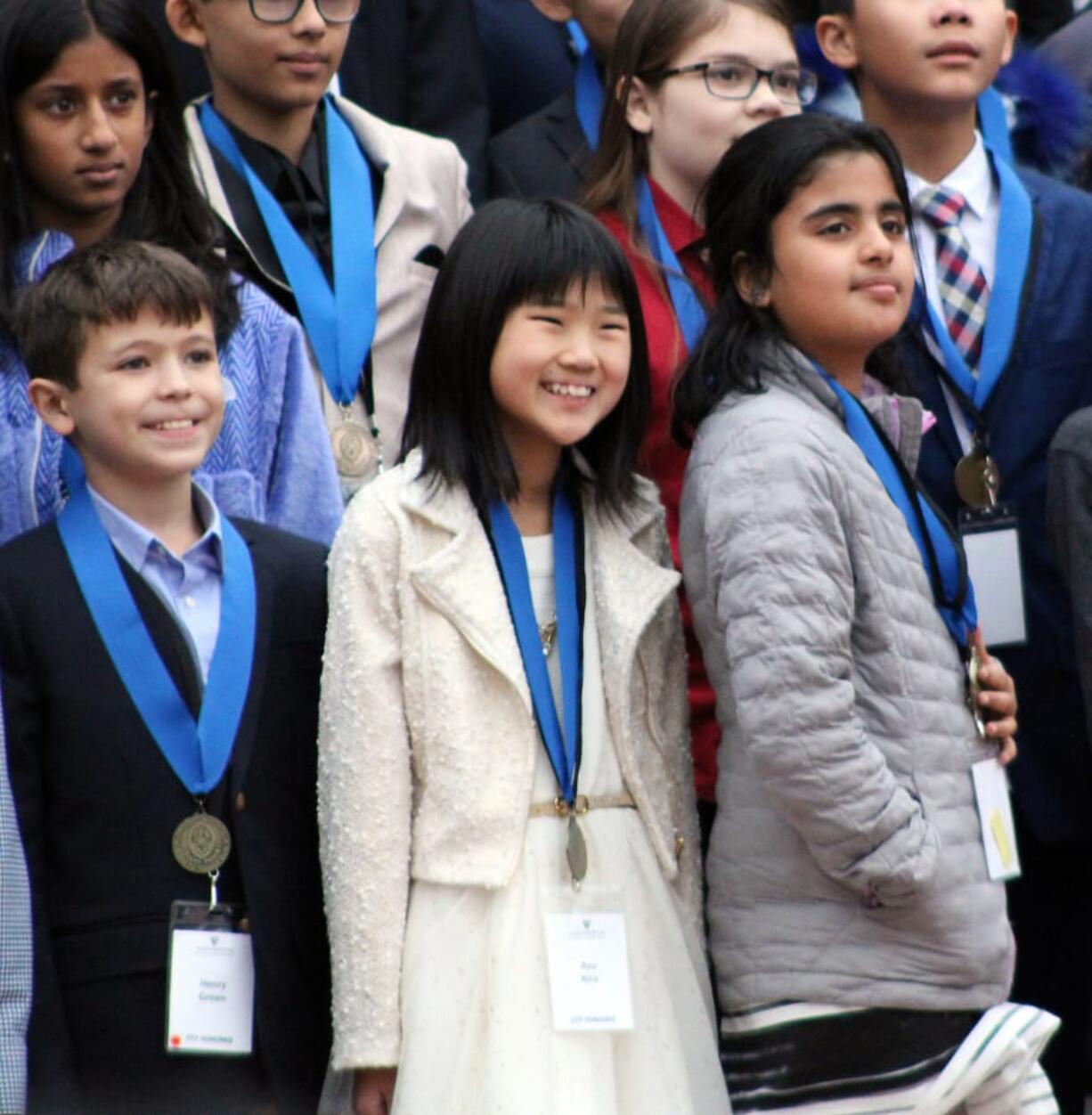 EAST VANCOUVER: Shahala Middle School student Ayu Kira was honored as one of the brightest students in the world at the international Johns Hopkins Center for Talented Youth awards ceremony in Baltimore, Md.